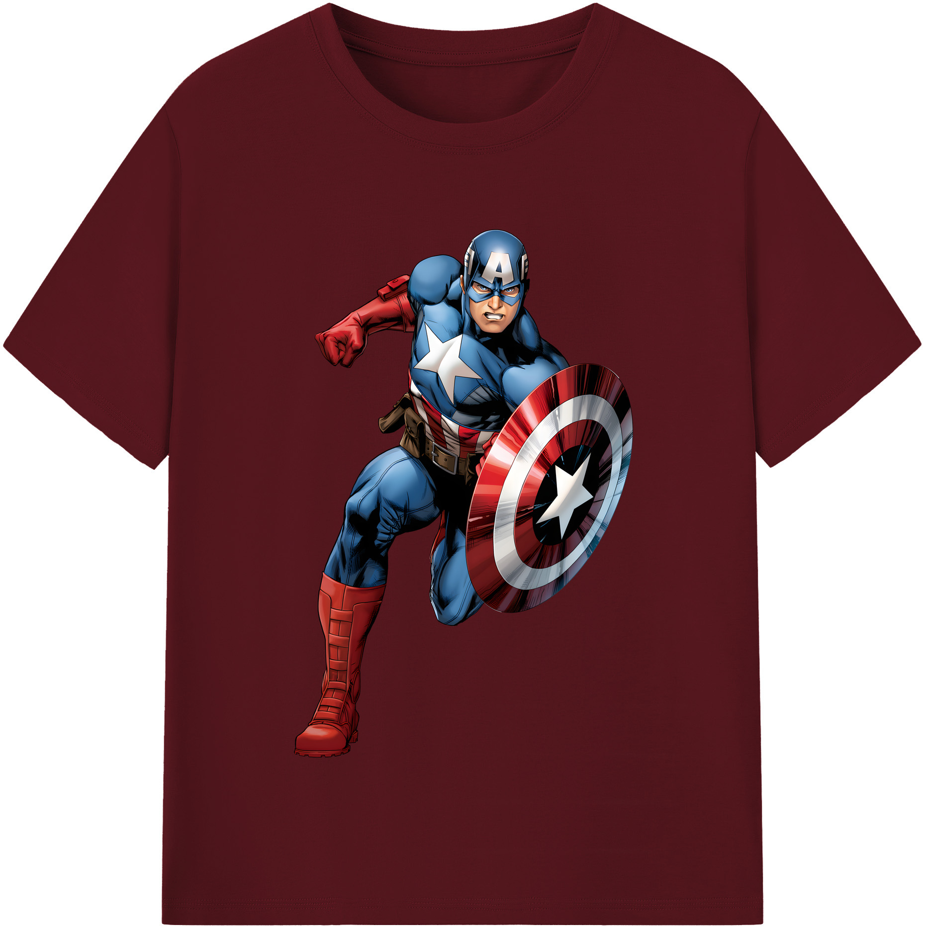 （画像用） アベンジャーズ The Avengers 綿100％半袖Tシャツ（フロントプリント）
